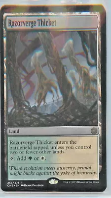 Razorverge Thicket - 257/271 - ONE - NM - MTG Magic The Gathering • $1.99