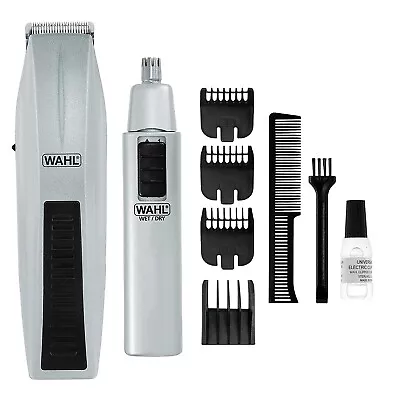 Wahl Cordless Men's Beard Mustache Trimmer Hair Shaver Nose Trimmer Clipper  • $29.99