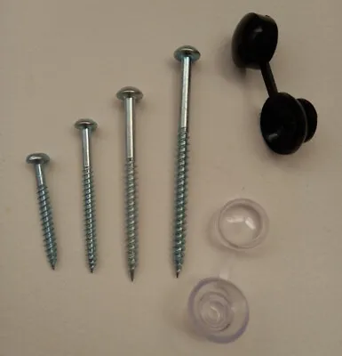  Corrugated Sheet Fixings 11/2 - 3  Roofing Screws With Black & Clear Strap Caps • £6.95