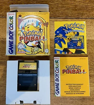 Pokémon Pinball GBC Boxed Excellent Condition European Gameboy Color Colour • £57.99