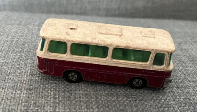 £7 • Buy Matchbox Lesney Setra Coach No 12 Red Purple Bus Loose 1970 FREE POSTAGE