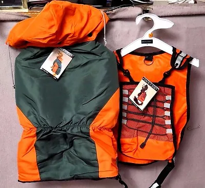 ZACK & ZOEY Hunting Body Guard Vest Or Camp Parka Orange Drink Holder LARGE BNWT • $13.50