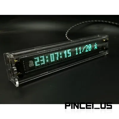 VFD Clock Flip Clock Timing Reminder Manual Or Automatic Brightness Adjustment • $37.57