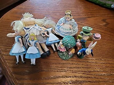 Vintage Alice In Wonderland Figurines Group Lot Different Makers • $9.99