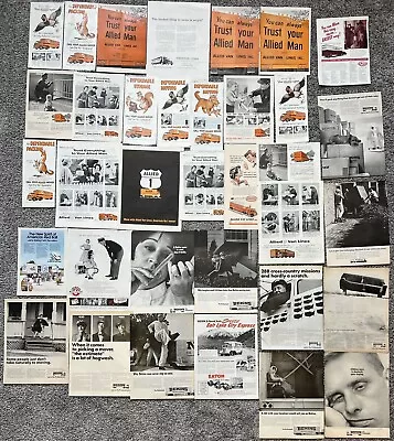 Vintage Allied Van Lines Mayflower Bekins Moving Company 50+ Print Ads • $15