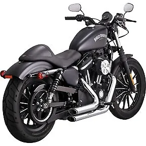VANCE & HINES 17329 Chrome Shortshots Staggered Exhaust System 14-22 Sportster • $849.99