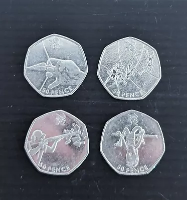 2011 Olympic 50p Fifty Pence Coins London Olympics 2012. • £5