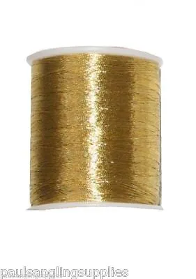  Fishing Rod Whipping Thread  100 Yds  Metallic Gold • £9.51