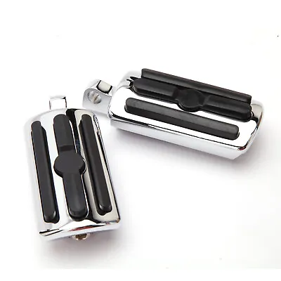 Motorcycle Rear Passenger Aluminum Foot Pegs Pedal Pads FIT FOR Harley Davidson • $39.93