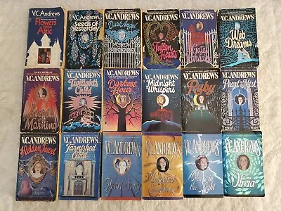 $24.99 • Buy V.C. ANDREWS 18 Book Lot PAPERBACK  Horror CASTEEL Cutler LANDRY Ex Library 