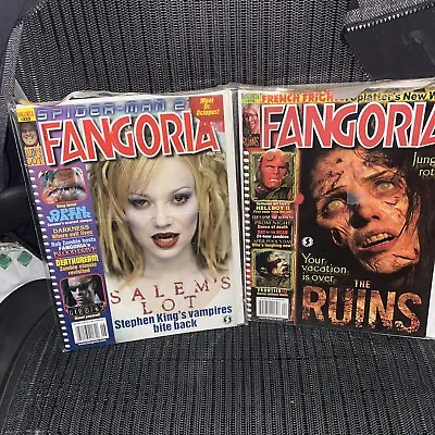 Fangoria Horror Magazine Lot Of 2 - 233 & 272 Salems Lot Ruins • $10