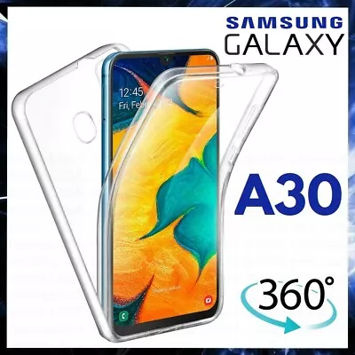 360 CLEAR CASE For SAMSUNG GALAXY A30 FRONT AND BACK TPU SILICONE PHONE COVER • $9.76