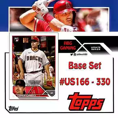 2023 Topps - Update Series Baseball | Base Set #US166-330 Baseball Trading Cards • $0.99