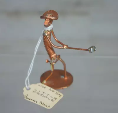 Vintage Joe McKay Bozeman Montana Metal Screw Art Mini Figure Cowboy Brand 2  • $13.75