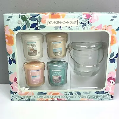 NIB Yankee Candle Sampler Set Coconut Beach Sun Sand Pink Sands Catching Rays  • £21.84