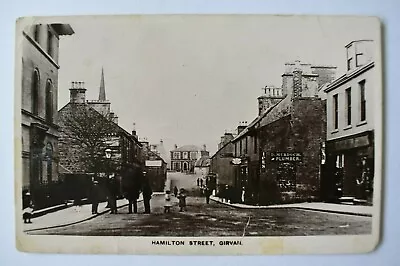 Postcard Hamilton Street Girvan Ayrshire Scotland Posted 1907 Real Photo RP • £10