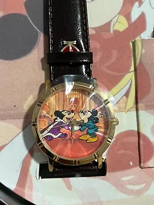 Disney Prince & Pauper Mickey Mouse Watch Film Reel Tin Coll. Club Series 3 LE  • $70