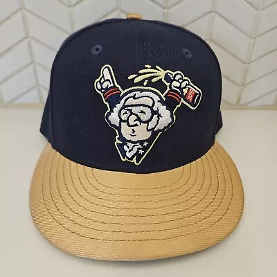 HARRISBURG SENATORS Fitted Hat WASHINGTON 2019 - 7 3/8 New Era MiLB Alternate • $29.99