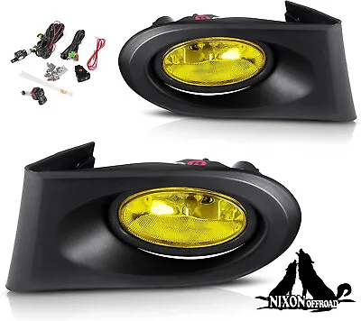 For 02-04 Acura RSX Fog Lights Factory Replacement Yellow Lens Lamps+Wiring Kit • $36.99