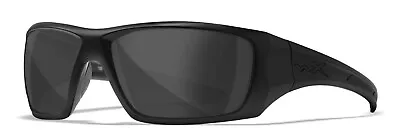Wiley X Nash ACNAS01 ANSI Z87 Safety Sunglasses Black Frames Smoke Grey Lenses • $103