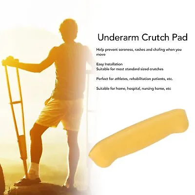 1 Pair Crutch Pad Portable Breathable Soft Foam Underarm Crutch Pad Replace| • £8.34