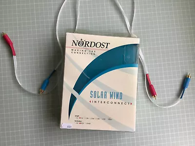 Nordost Solar Wind Interconnect RCA To RCA Cable 1.0 Metre Boxed. • £65.99