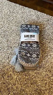 Luk-EES By Muk Luks. Womens Slipper Socks. Slip Resistant S/M (5-7) • $8