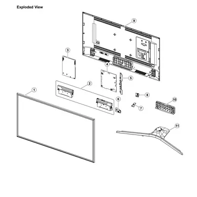 Genuine Samsung TV 50  MU6100 UA50MU6100WXXY Replacement Parts - OEM Quality • $29