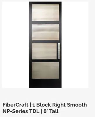 36  X 96  Fibercraft Narrow Profile Entry Door • $4712