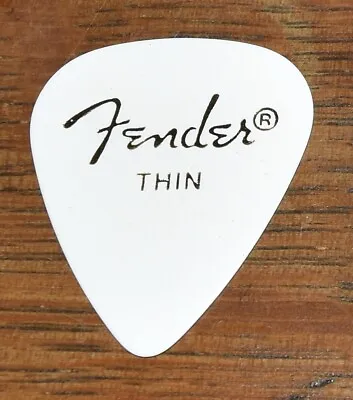 3 X Fender Guitar Picks White 351  Thin Medium Or Heavy • $4.80