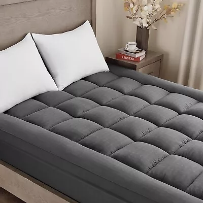 Extra Thick FULL-SIZE Mattress Topper Ultra Soft 1300 GSM Down Alternative • $55.97