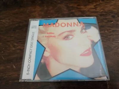 CD SINGLE MADONNA - Holiday / Everybody (Rare 80's 90's Australian) • $5.55