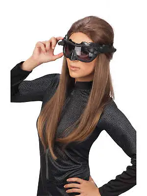 Deluxe Catwoman Goggles And Mask Adults Licensed Fancy Dress Accessory • $69.53