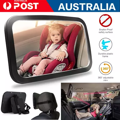 Car Baby Seat Inside Mirror View Back Safety Rear Facing Care Child Infant Free • $15.99