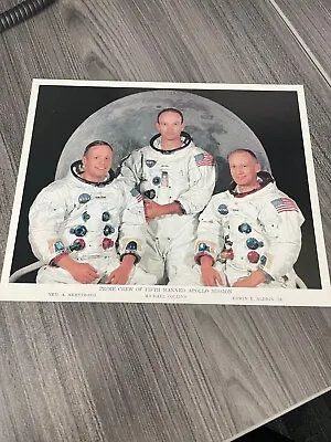 Vintage Nasa Official 8x10 Apollo 11 Neil Armstrong Michael Collins Buzz Aldrin • $35.96