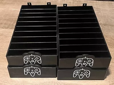 Nintendo 64 Game Holders X4 Carry Travel Case N64 Storage • $39.99