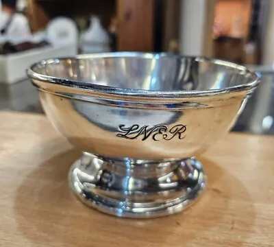 'LNER' Walker & Hall Sheffield Silver Plated Footed Bowl • £30