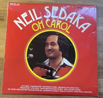 * Neil Sedaka - Oh Carol - 12  Vinyl LP Album 1974 Record VG+ • £2
