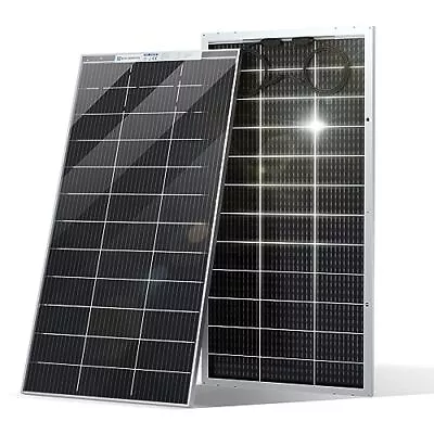 Bifacial 195 Watt 12 Volt 12BB Solar Panel Monocrystalline Double-Sided Power... • $197.13