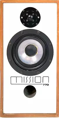 Mission 770 Loudspeakers With Brand New Stands • £750