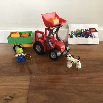 Duplo - Red Tractor Set - 5647 (Incomplete) • $8