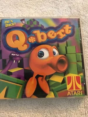 CD-Rom Q*bert Classic Video Game Atari  1999 Hasbro • $5.48