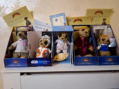 Meerkats Soft Toy Collection/Special Edition/Certificates/Boxed • £6