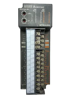 Mitsubishi Electric AX80Y10C Melsec A6DIN1C High Speed PLC Input Output Unit • £198.23