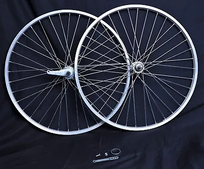 26  X 2.125 Beach Cruiser Lowrider Bicycle Front & Rear Bike Wheel 13g Aluminium • $99