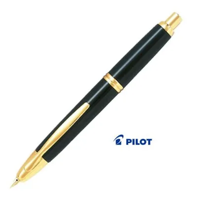 Pilot Namiki CAPLESS Vanishing Point Fountain Pen Black Fine Nib FC-15SR-B-F • $109.28