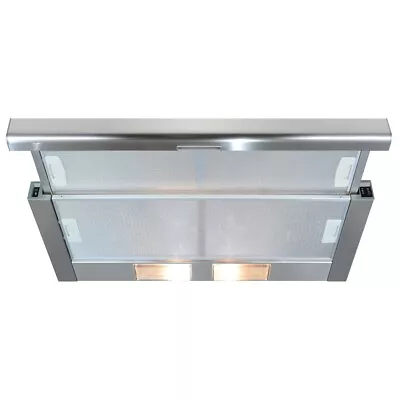 CDA 90cm Telescopic Integrated Cooker Hood Extractor Fan Stainless Steel CTE9SS • £209