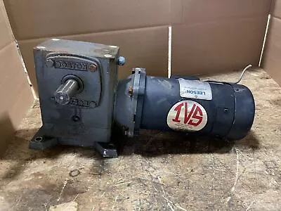 Boston Gear F721-10-B5-G Gear Drive / Speed Reducer 1/2HP DC Motor 90V 10:1 • $150