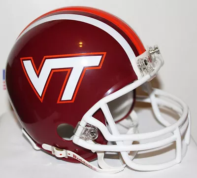 1987 - 91 Virginia Tech Hokies Custom Riddell Mini Helmet • $85