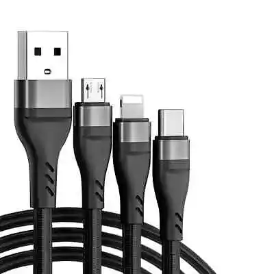 $9.50 • Buy Baseus 3 In 1 3.5A USB To Type-C Micro Charger Cable Charging Lead For IPhone